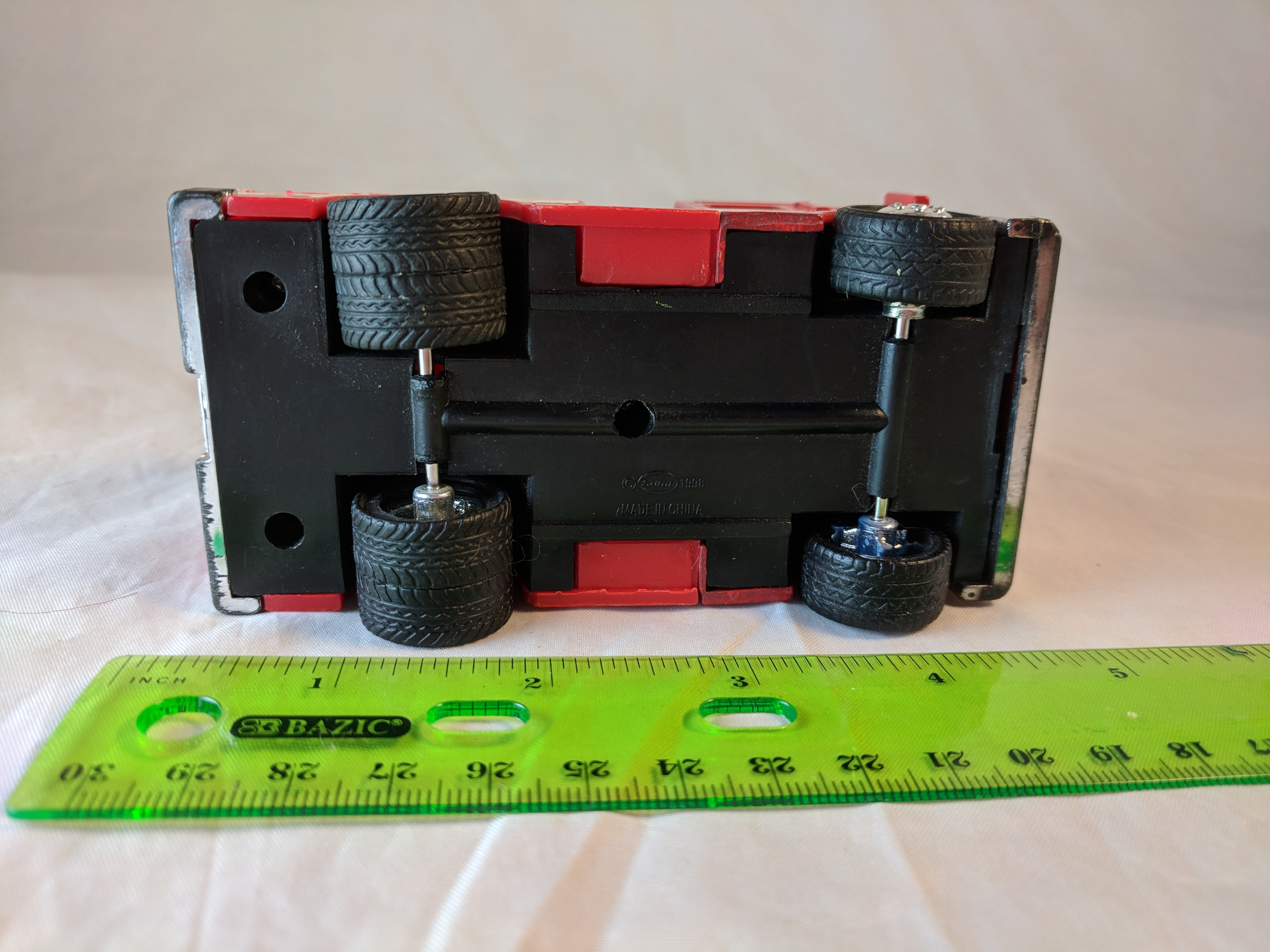 mighty wheels heavy steel and plastic toy truck box