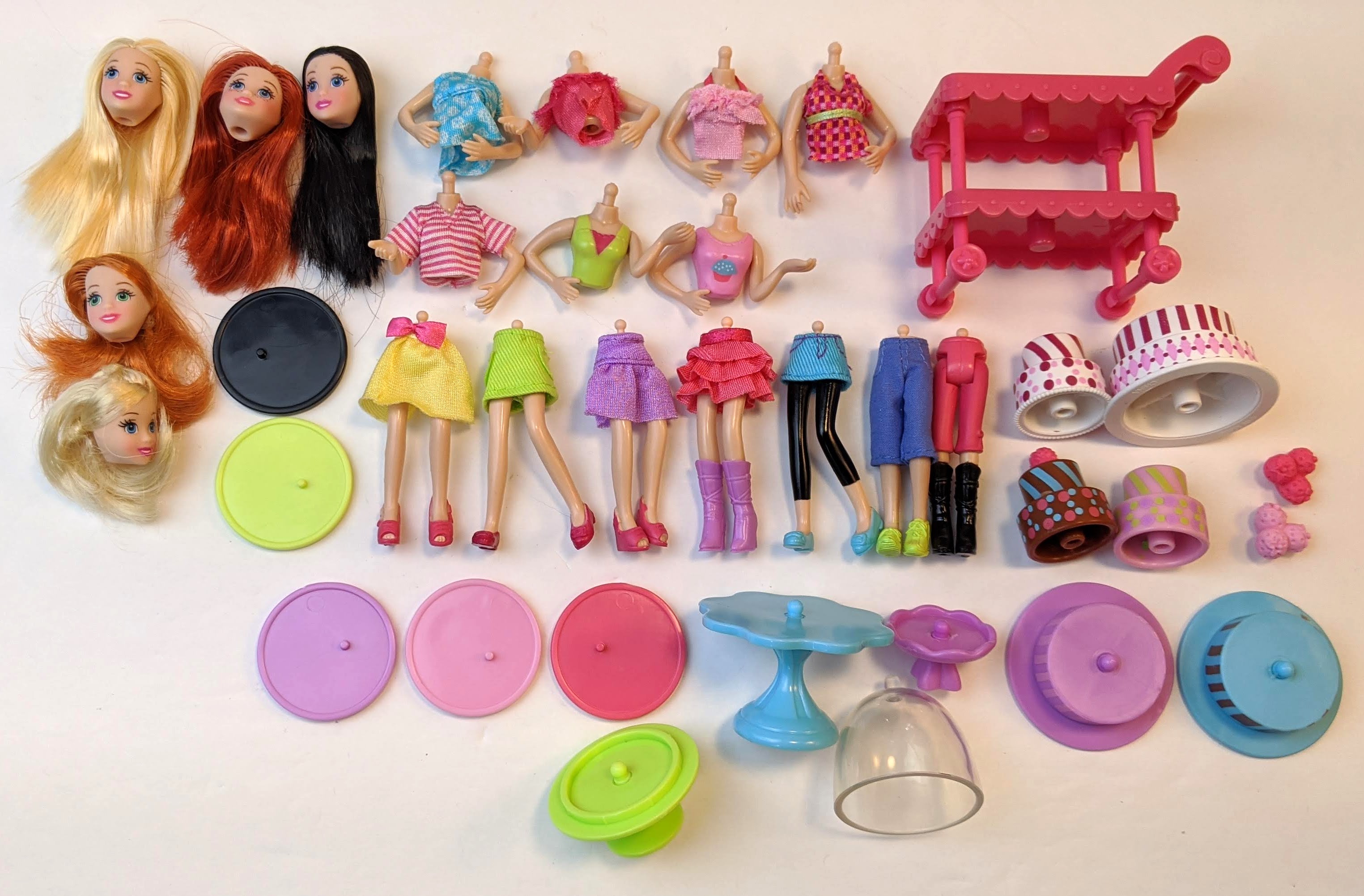 Polly Pocket Pop 'N Swap Fashion Frenzy City Doll Set ドール 人形
