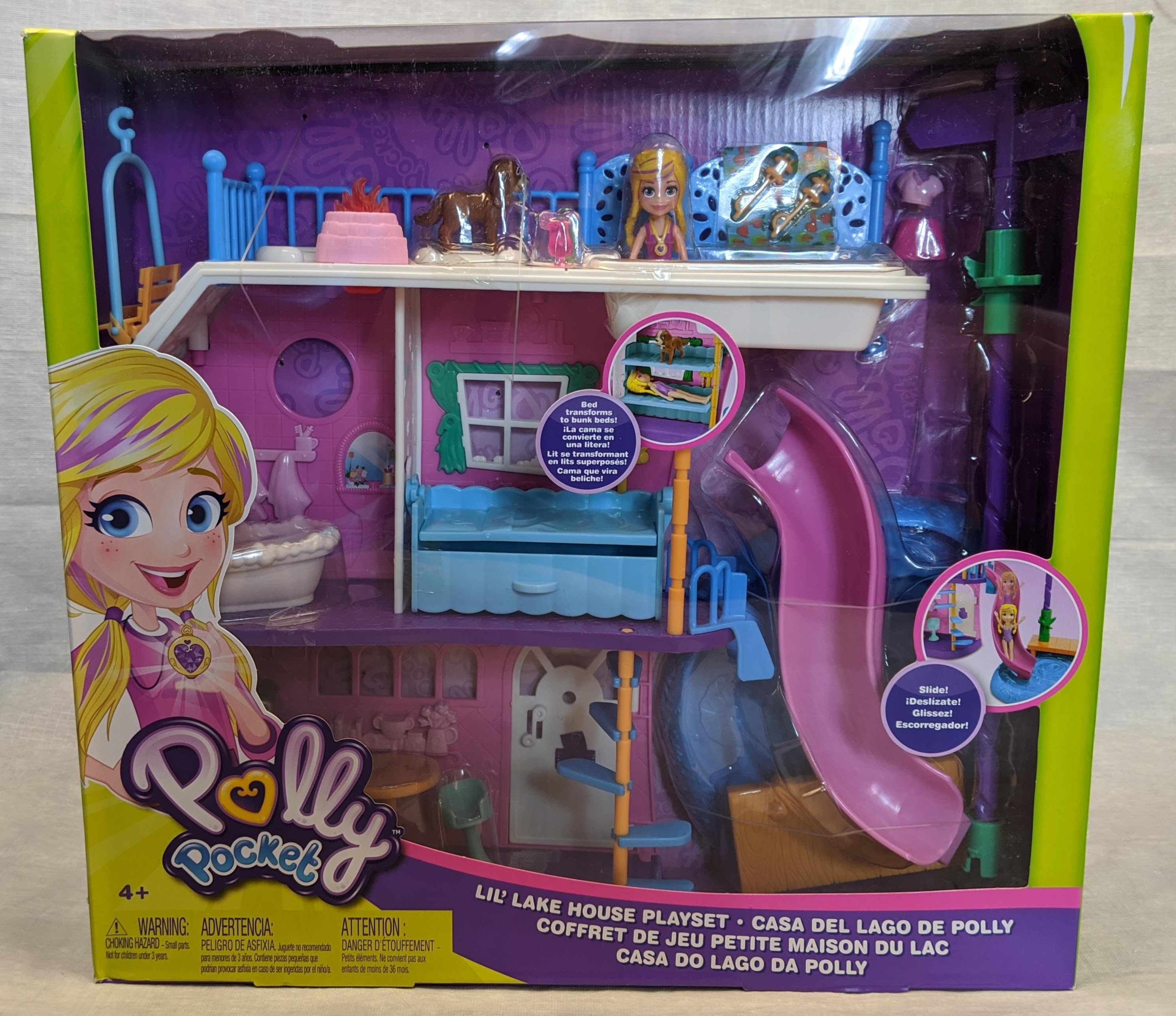 Polly Pocket Casa do Lago da Polly