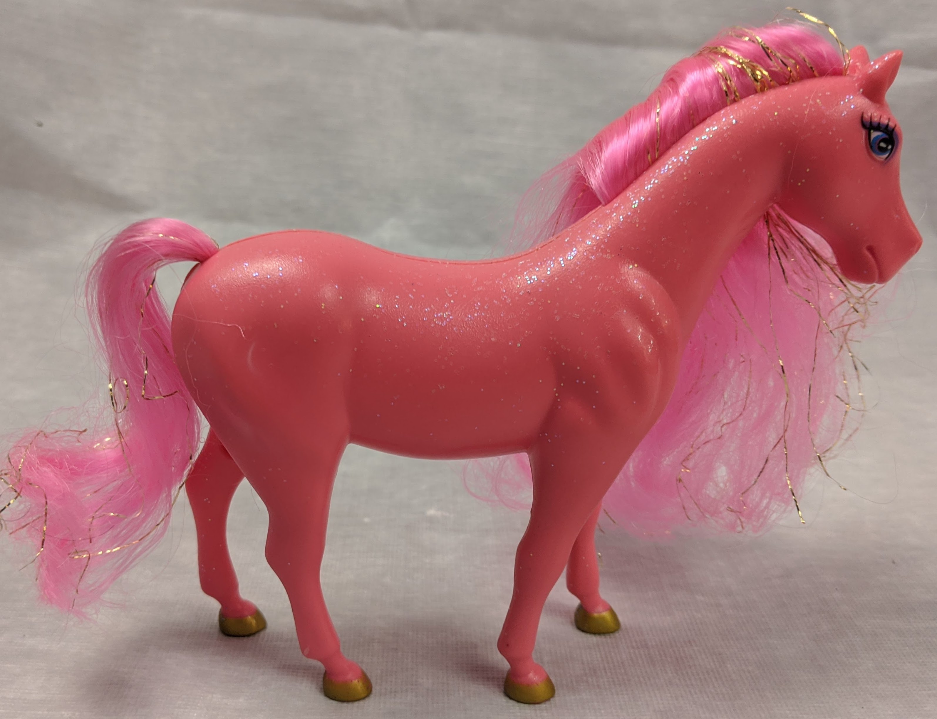 Little Pink Barbie Horse
