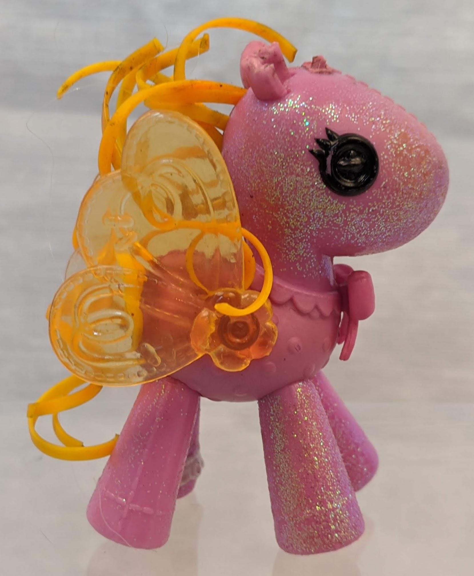 Lalaloopsy Baby Ponies - Glowy: Pony 8 Cm Con Crine Lungo E Spazzola (Gioco Per Bambine)