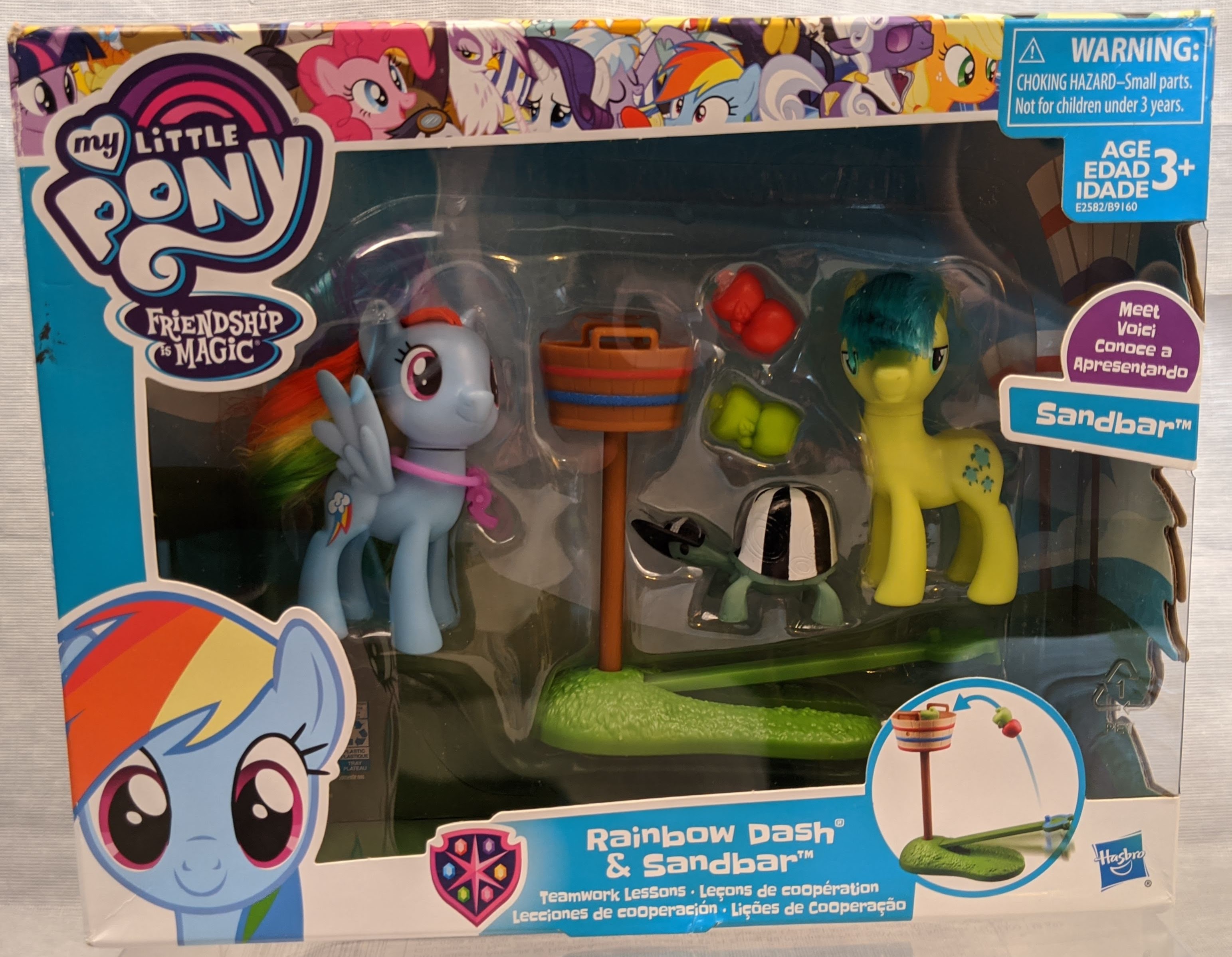 My Little Pony Friendship is Magic Hasbro Teamwork Rainbow Dash & Sandbar 