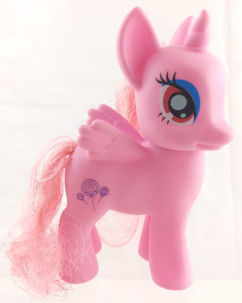 5″ Pegasus w/ Rarity Eyes, Lollipops Symbol – Fakie Spaceman