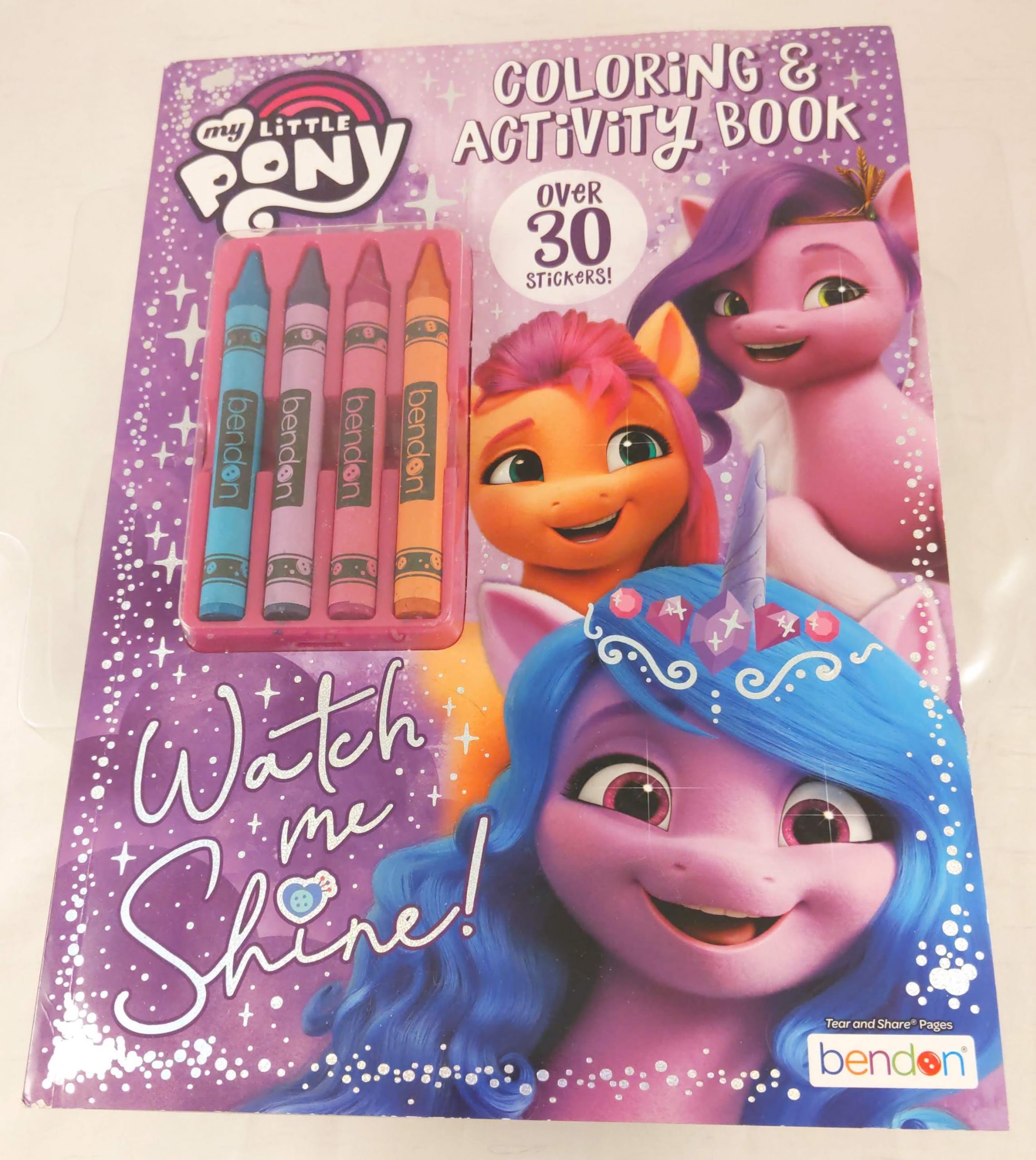Bendon 10 Sheet My Little Pony Imagine Ink Coloring Book & Marker