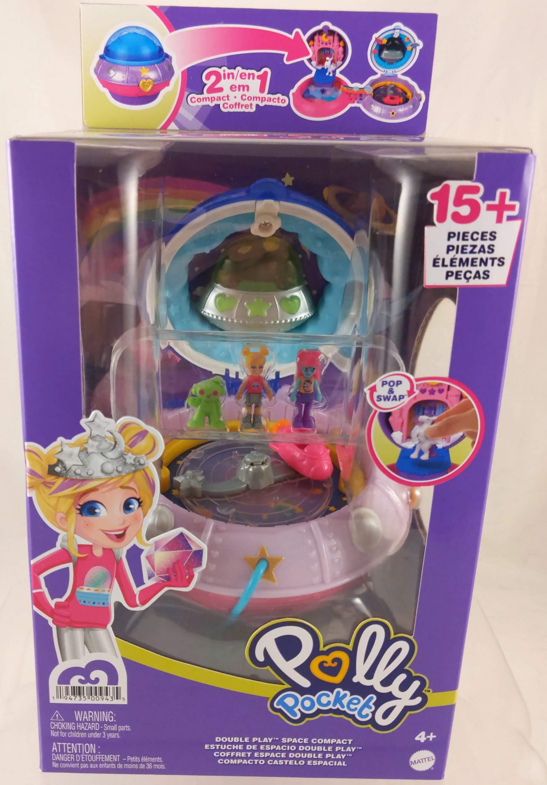 Polly Pocket Double Play Skating Compact