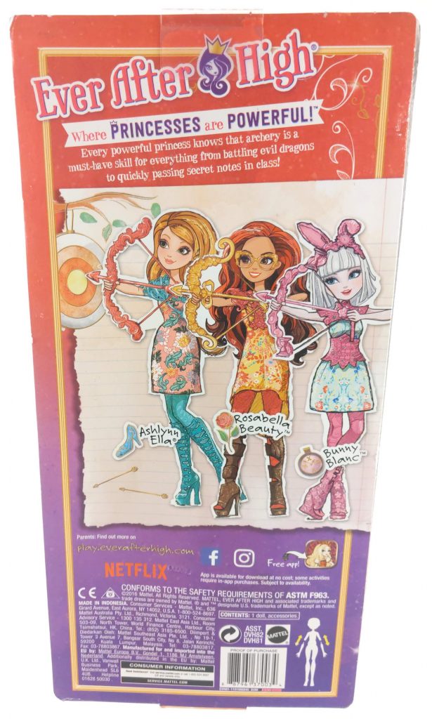  Ever After High Archery Rosabella Doll : Toys & Games