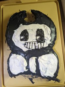 Today is my son's birthday and he asked for a Bendy cake. This is my 2nd  fondant figure and 2nd full decorated cake. Wanted to share with you all. :  r/BendyAndTheInkMachine